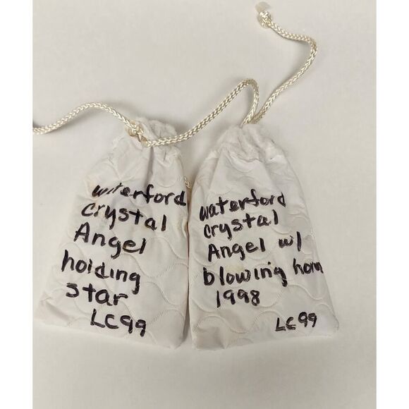 Waterford Crystal Christmas Ornament in Angel Form - 1998 Waterford Christmas - Picture 10 of 10